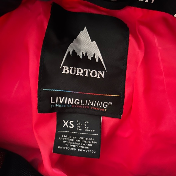 Burton Women’s pink/orange Snow Pants - Picture 3 of 5